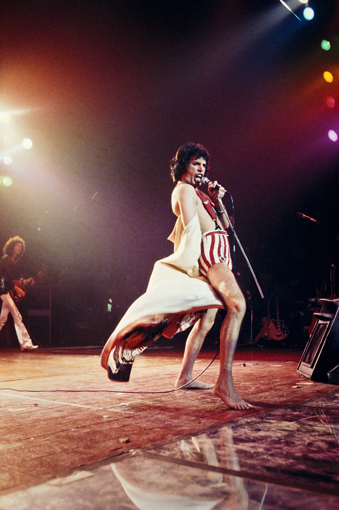 Freddie Mercury, NY, 1977 © Michael Putland