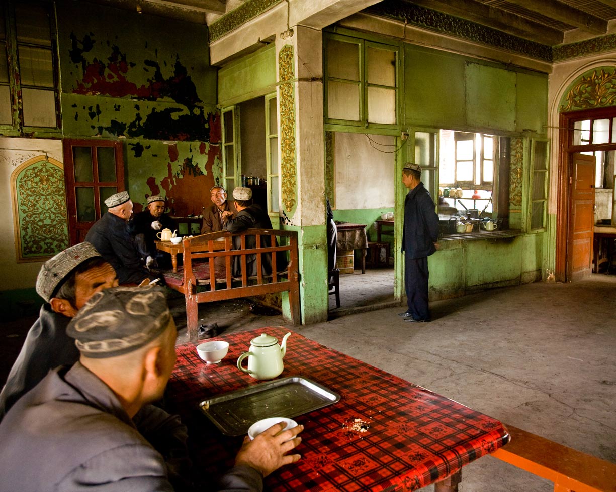 Tea house interior