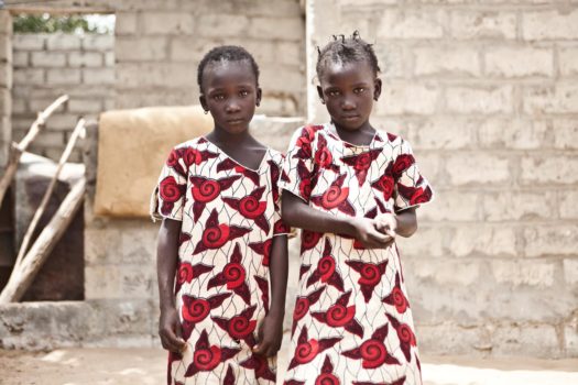 Adama and Eve, 
twins in Thiaroye, considered one of the biggest slums in Senegal. This part of town struggles with antiquated plumbing, lack of formal education, and pollution