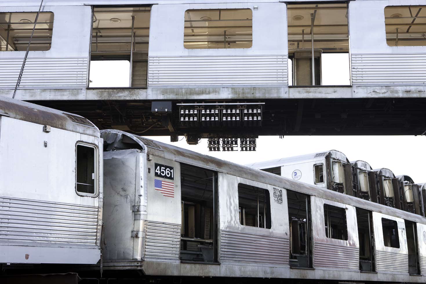 Stephen Mallon's breathtaking look at the recycling of NYC subway cars.
