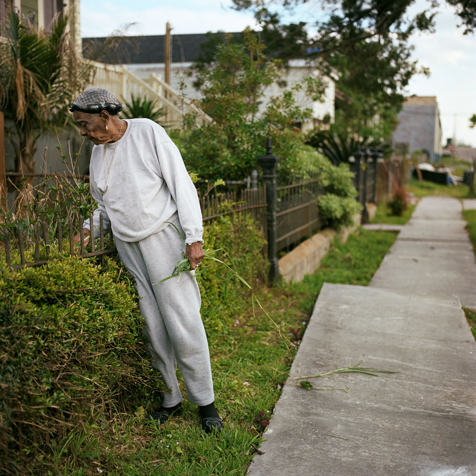 Maxine Pulls Weeds