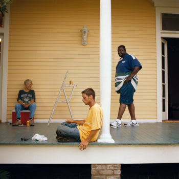 Relaxing on the Porch