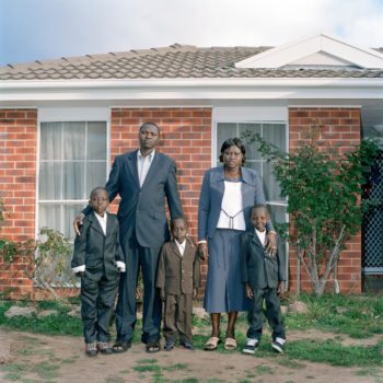 The Duot family, Canberra, 2009, from the series 'Belco Pride' and 'New Australians: Sudanese portraits from suburbia'
