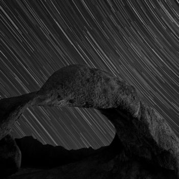Drift away with Don Whitebread's long exposures of the night sky. This selection was made in California.

Firelight on Mobius Arch