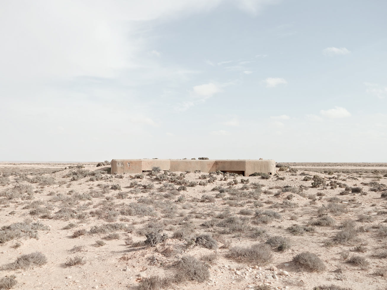 Pillbox overlooking Wadi Zig Zaou. 
Mareth Line, Tunisia