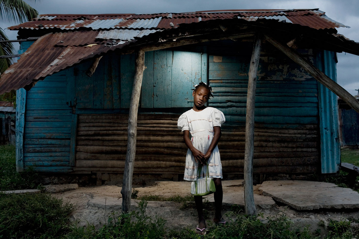 Gris, 9, is one of the many children in Las Pajas without a birth certificate. Her mother was born in Haiti, and although Gris was born in the Dominican Republic, she is not considered a legal citizen. Gris cannot go to school past the 8th grade without a Dominican birth certificate.
