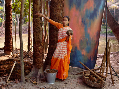 "Trades and professional practices have always been intertwined with the caste system in India. Each caste and its sub-sets would stereotype an individual and dictate their occupational practice."  Supranav Dash made these portraits in 2013 and 2014, noting the weekly earnings of each worker.

Cow dung cake maker/seller
$7 weekly