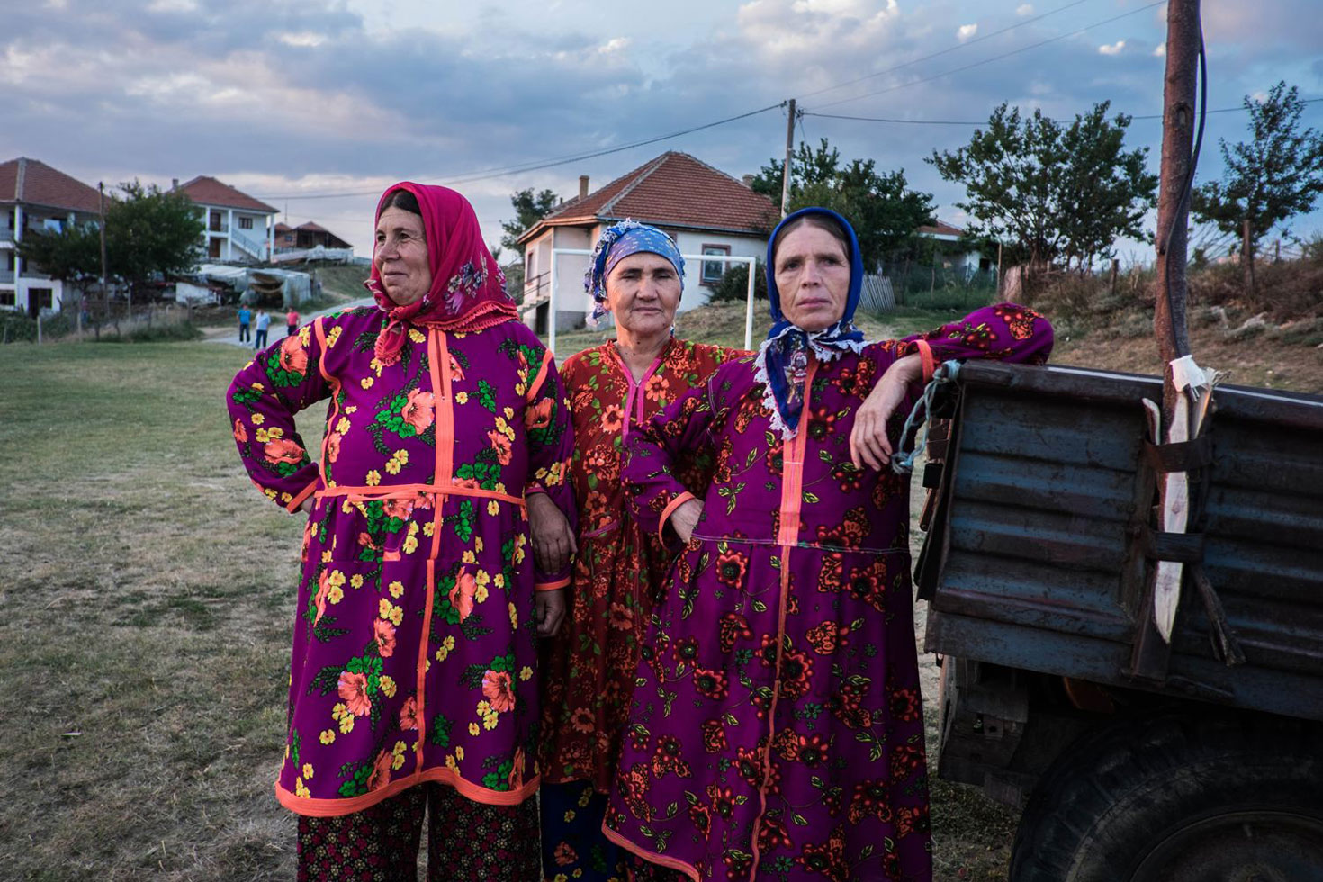 "The contradiction between the traditional and the contemporary way of life is reflected in the contrast between the male and female Yörük population - the women with their colorful and archaic traditional gowns... and the men who have adopted the contemporary way of behavior and dressing."