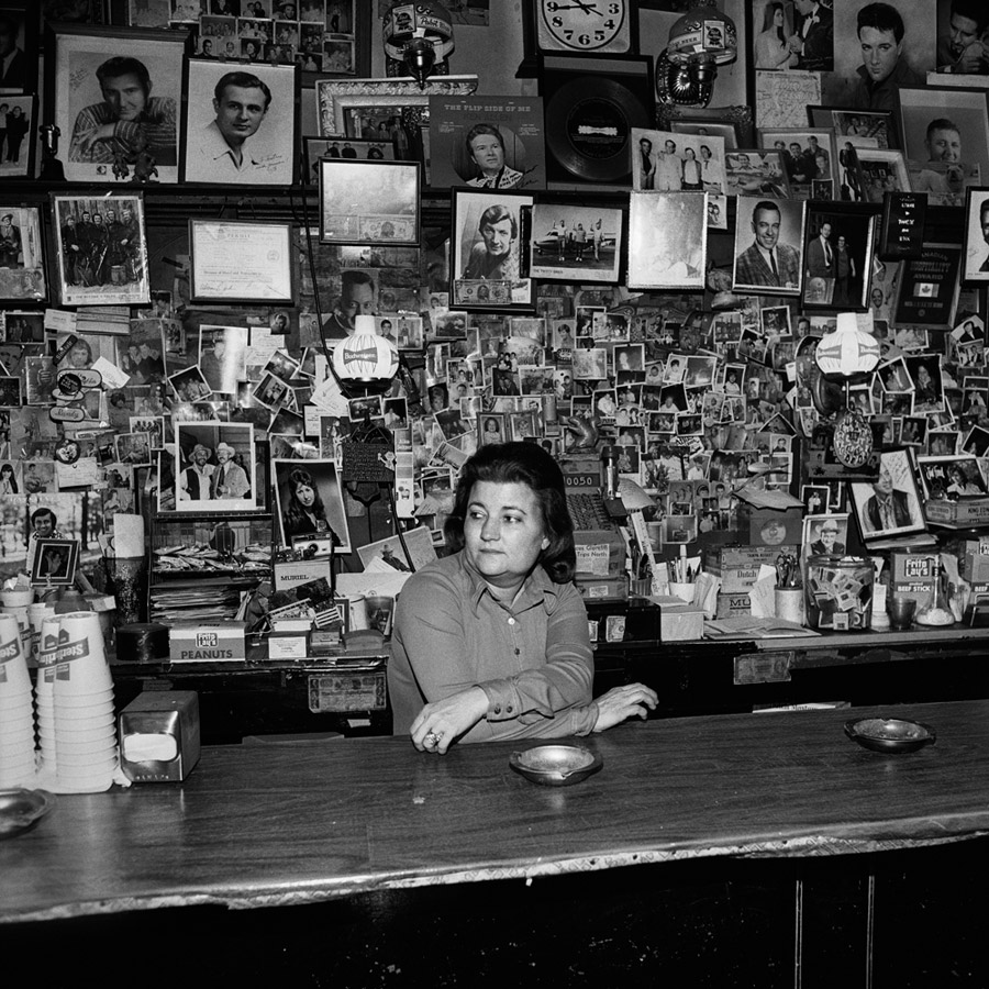 "Wanda Behind the Bar," Tootsie's Orchid Lounge, Nashville, Tennessee, 1974