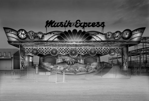 Afterlife.
The Musik Express, New Jersey, 2010

Accessing fenced-off boardwalk amusements but only at certain times of the month when the lowest tides do not cause waves that interfere with the long exposures.