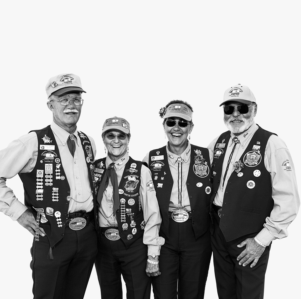 "This portfolio of images represents the diversity of bikers through the people who keep the spirit and legacy of the community alive."

Dave, Dee, Gene & Jean
Honda Gold Wings
