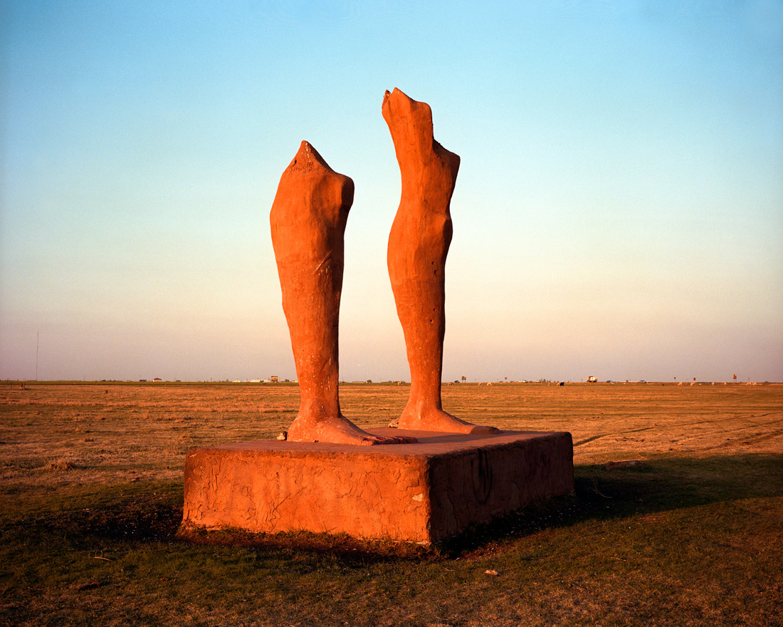 Amarillo, Texas

I shot 'Ozymandias' Legs', a sculpture by Lightnin' McDuff, funded by eccentric millionaire Stanley Marsh 3, shortly after sunrise. McDuff claims that the sculpture inspired Percy Bysshe Shelley's 1818 poem Ozymandias.