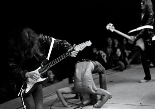 Iggy and The Stooges, Mt. Clemens Pop Festival, MI, 1969

I had no idea who they were, and was not prepared for Iggy's on-stage gymnastics. Man, he bent over backwards almost in half, still wailing into the microphone: he was hardcore. Had I known more about Iggy, understood who he was, especially in the Detroit music scene, I would have shot a whole lot more film; hell, I only took a total of 10 frames or so. Unforgivable!