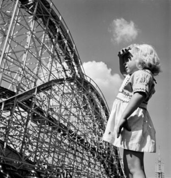 Young Girl At Palisades Amusement Park