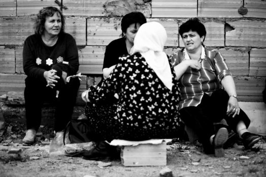Some wives of the hunger striking miners.