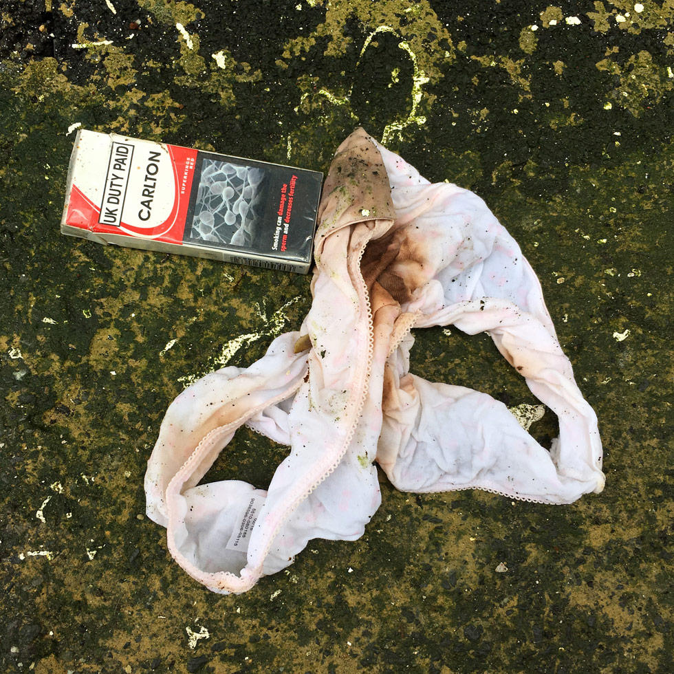 Dirty Knickers and Cigarette Packet