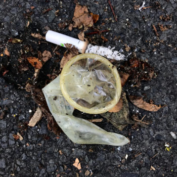 Condom and Cigarette