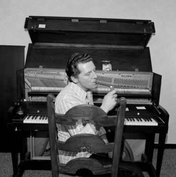 Jerry Lee Lewis, Boston, 1976 © Henry Horenstein/courtesy of ClampArt
