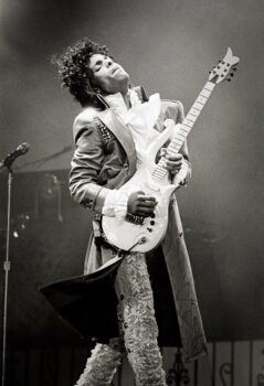 Prince, Purple Rain tour, 1984 © Larry Busacca