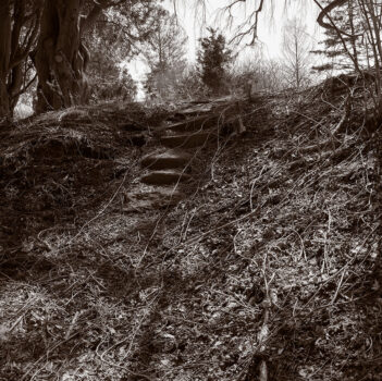 A ruined stairway