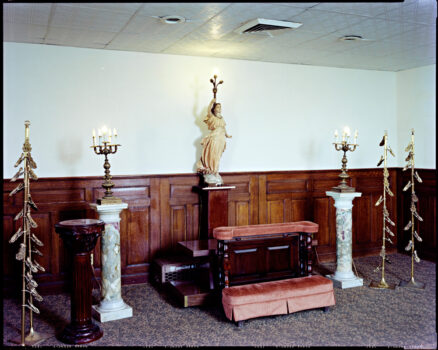 Viewing room, Raccuglia and Son Funeral Home, Brooklyn, 2008, by Larry RacioppoVisit Larry’s website