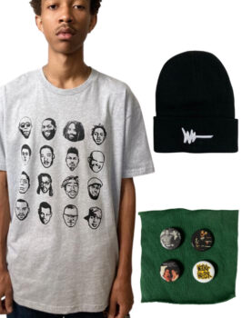 Freedom Fighter T-shirt, Black WW beanie, Pin Pack (Pieces of a Dream) from Walker Wear. $50 donation
@walkerwear