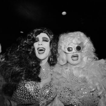 Two Queens at the COYOTE Hookers' Masquerade Ball,
Copacabana, New York City, 1977
