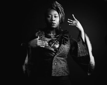 Meet Karene-Isabelle's select artists. 

Djely Tapa. Descendant of a long line of famous Malian griot, and singer.