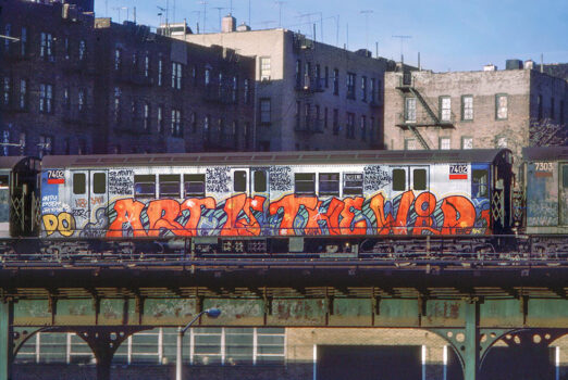 Martha Cooper "Spray Nation: 1980s NYC Graffiti" 

ART IS THE WORD by ALIVE 5, 1981