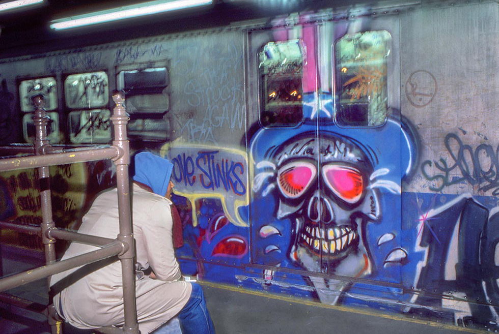 Martha Cooper "Spray Nation: 1980s NYC Graffiti" 

Love Stinks, 1982