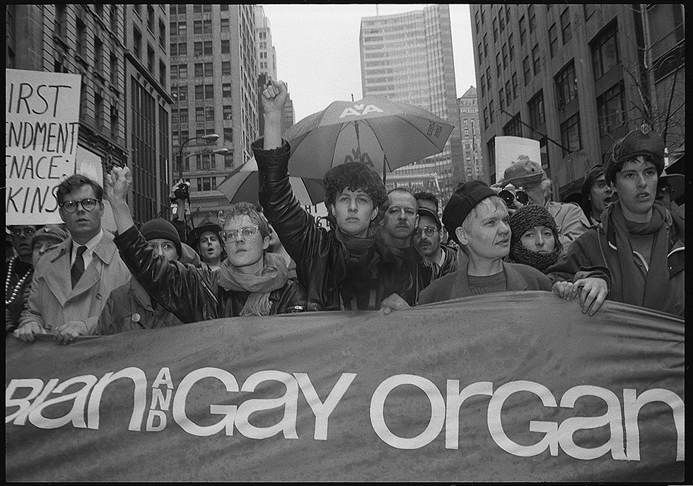 ILGO protest, March 17, 1993.
