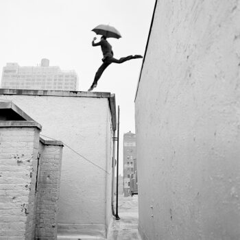 "Reed Leaping Over Rooftop, New York" 2007