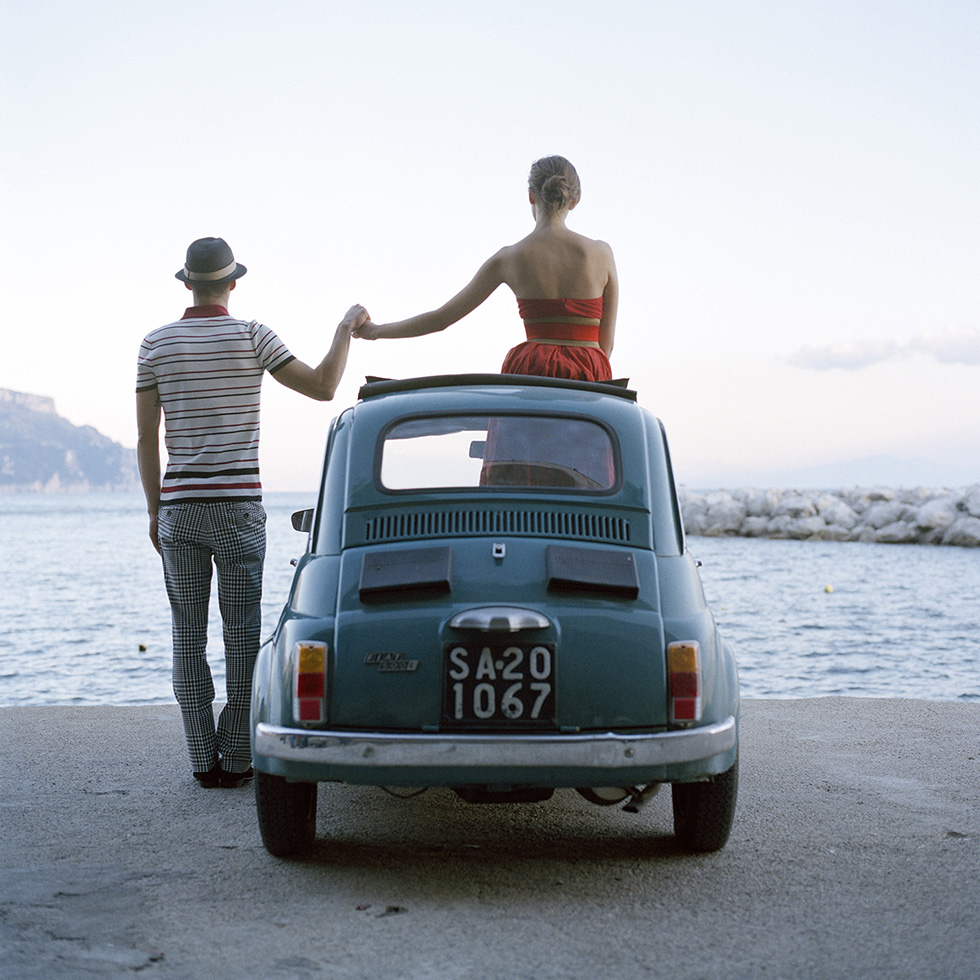 "Saori & Mossimo Holding Hands, Amalfi, Italy" 2007