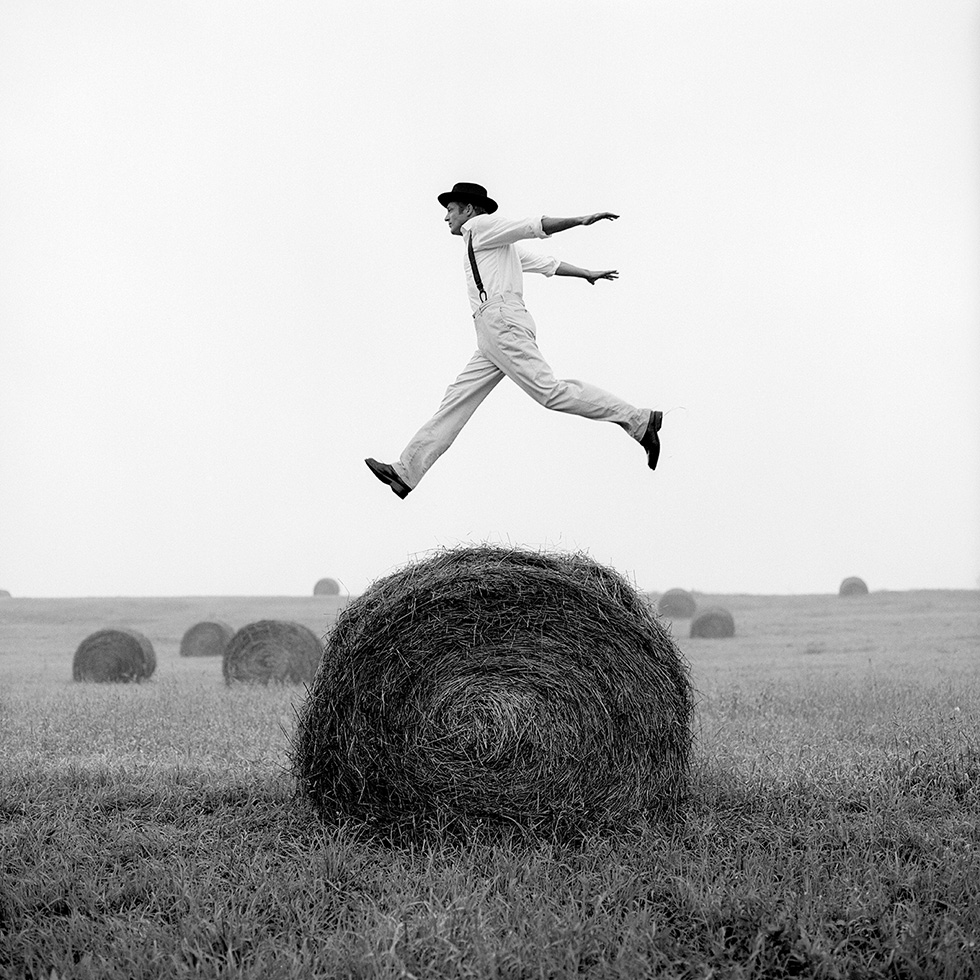 "Don Jumping Over Hay Roll No. 1, Monkton, Maryland" 
1999