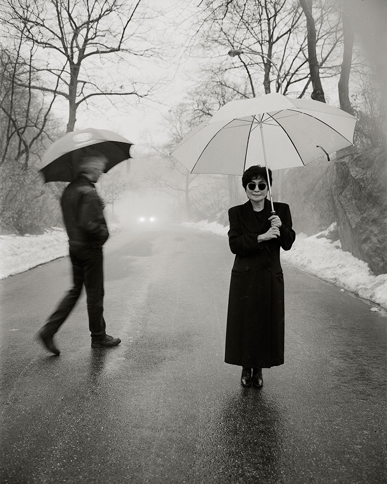 Yoko Ono and Bodyguard, NYC, 1994