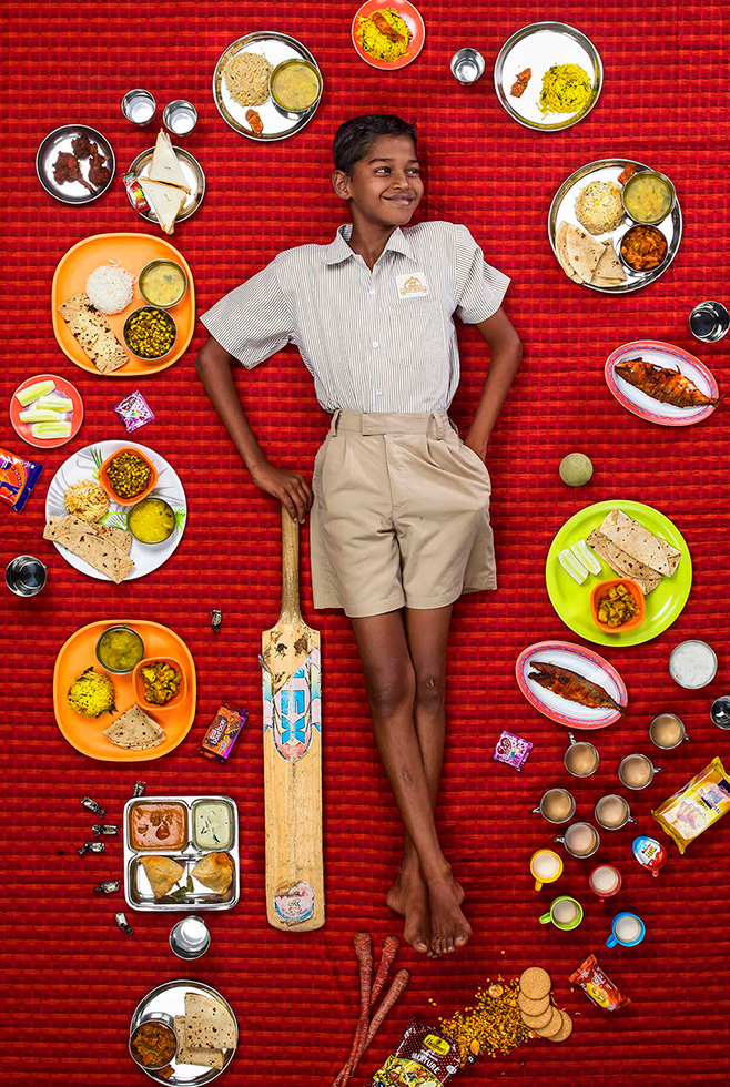 Chetan Menge, 10, Deonar, India. Photographed March 12, 2017