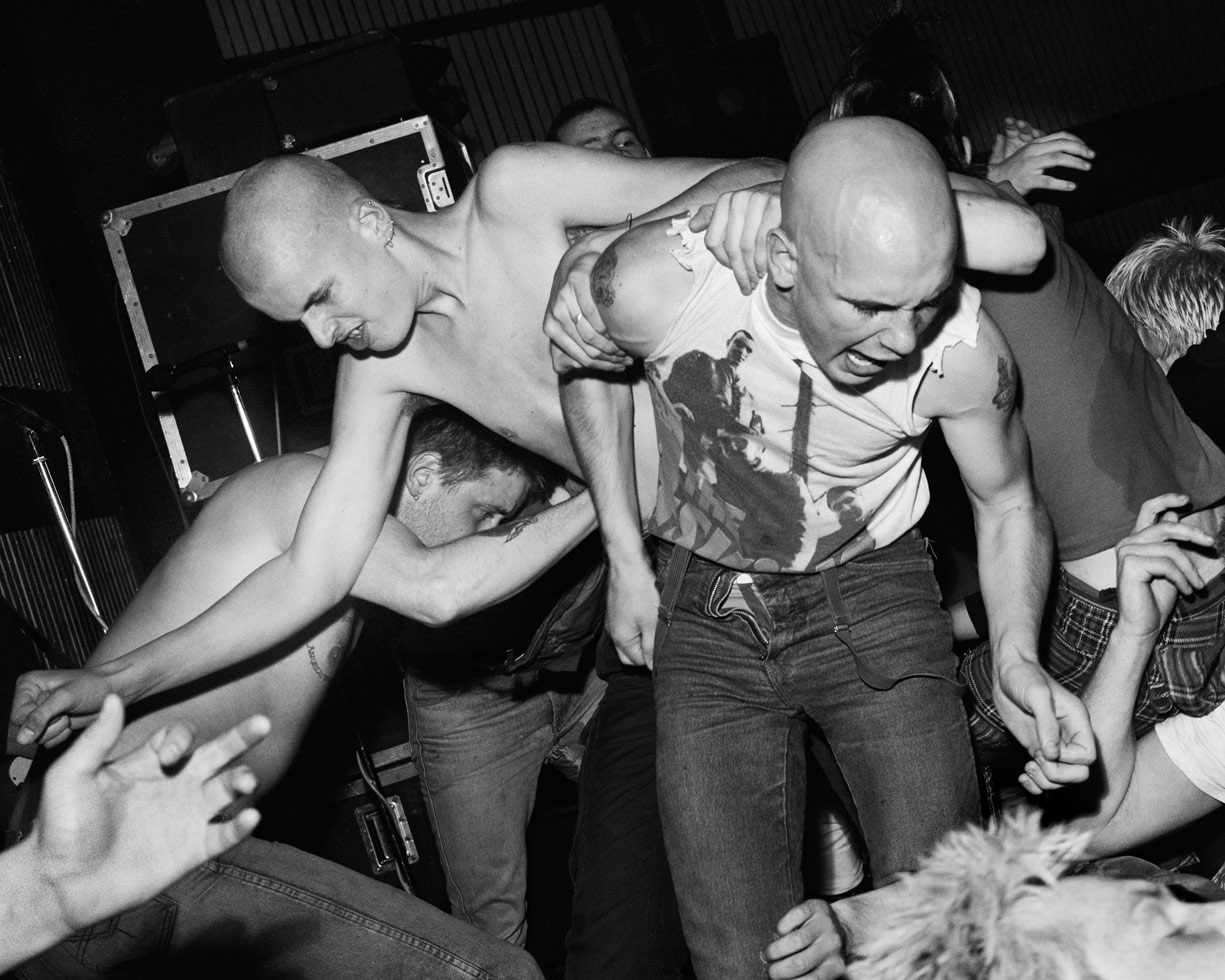 At an Angelic Upstarts concert, Sunderland, Wearside, 1984