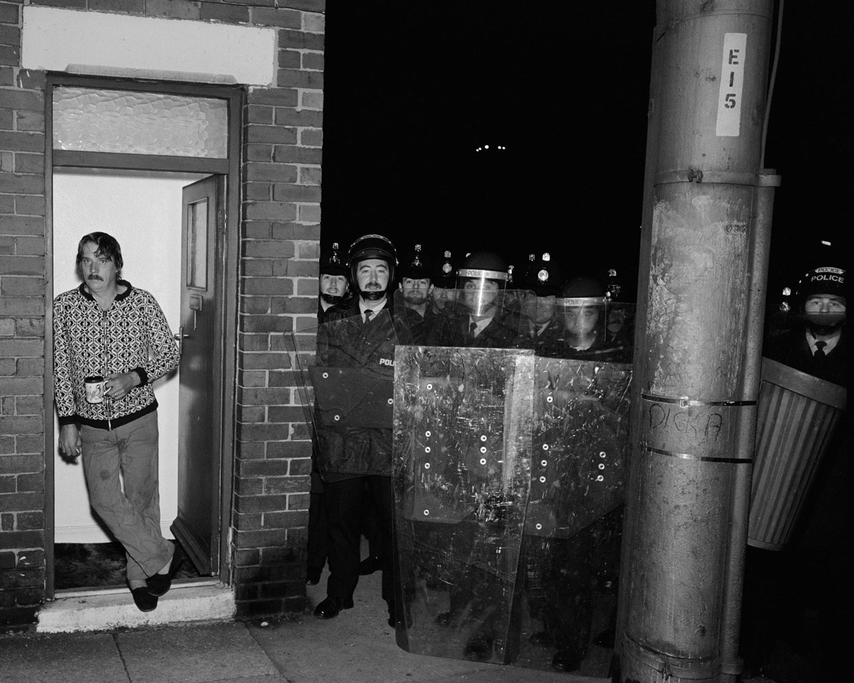 During miners' strike, Easington, County Durham, 1984