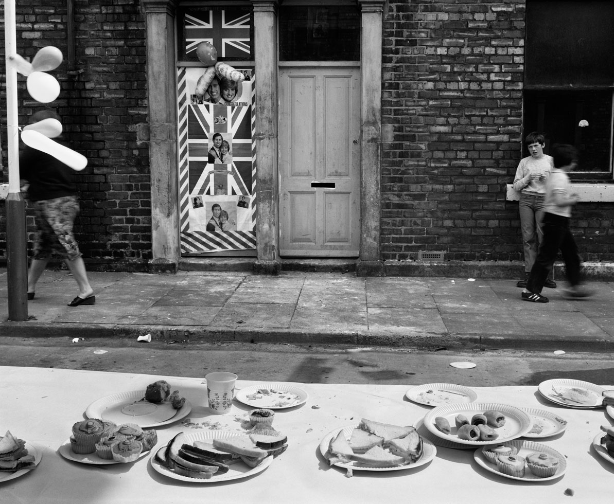 Royal wedding, North Shields, Tyneside, 1981
