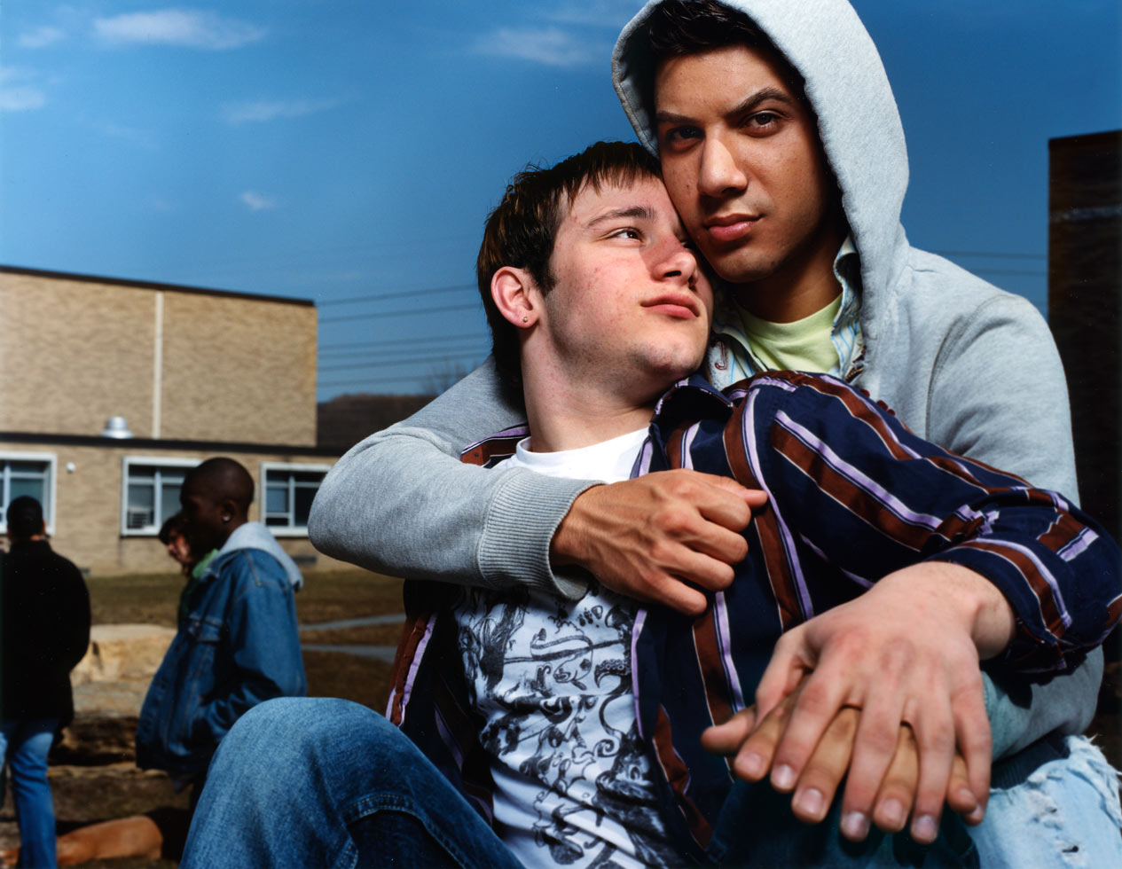 David (right) / "I always knew there was something different about me I just didn't know what it was. I didn't really put a name to it. It wasn't a problem for me until I got older and realized what it was and how society doesn't accept it. And, well, that didn't last very long because I just came out. It's just who you are."