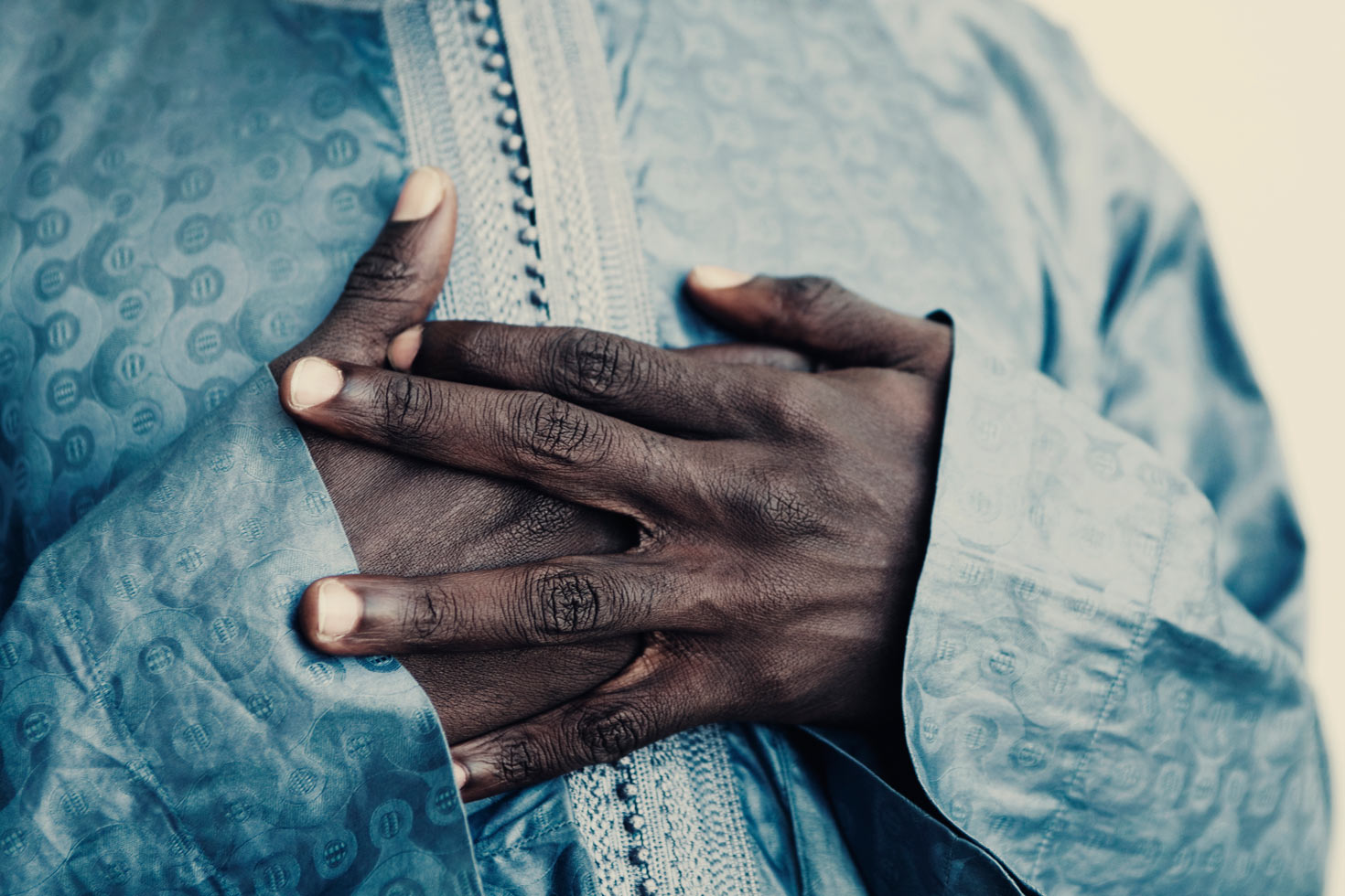 Layene, Dakar. A man whose spiritual leader is Issa Laye
