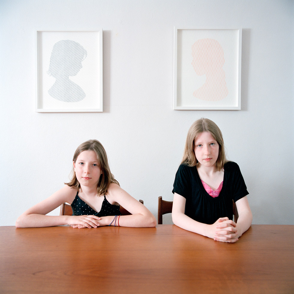Lucy and Clare, 
Canberra, 2009, from the series 'Sister Love'