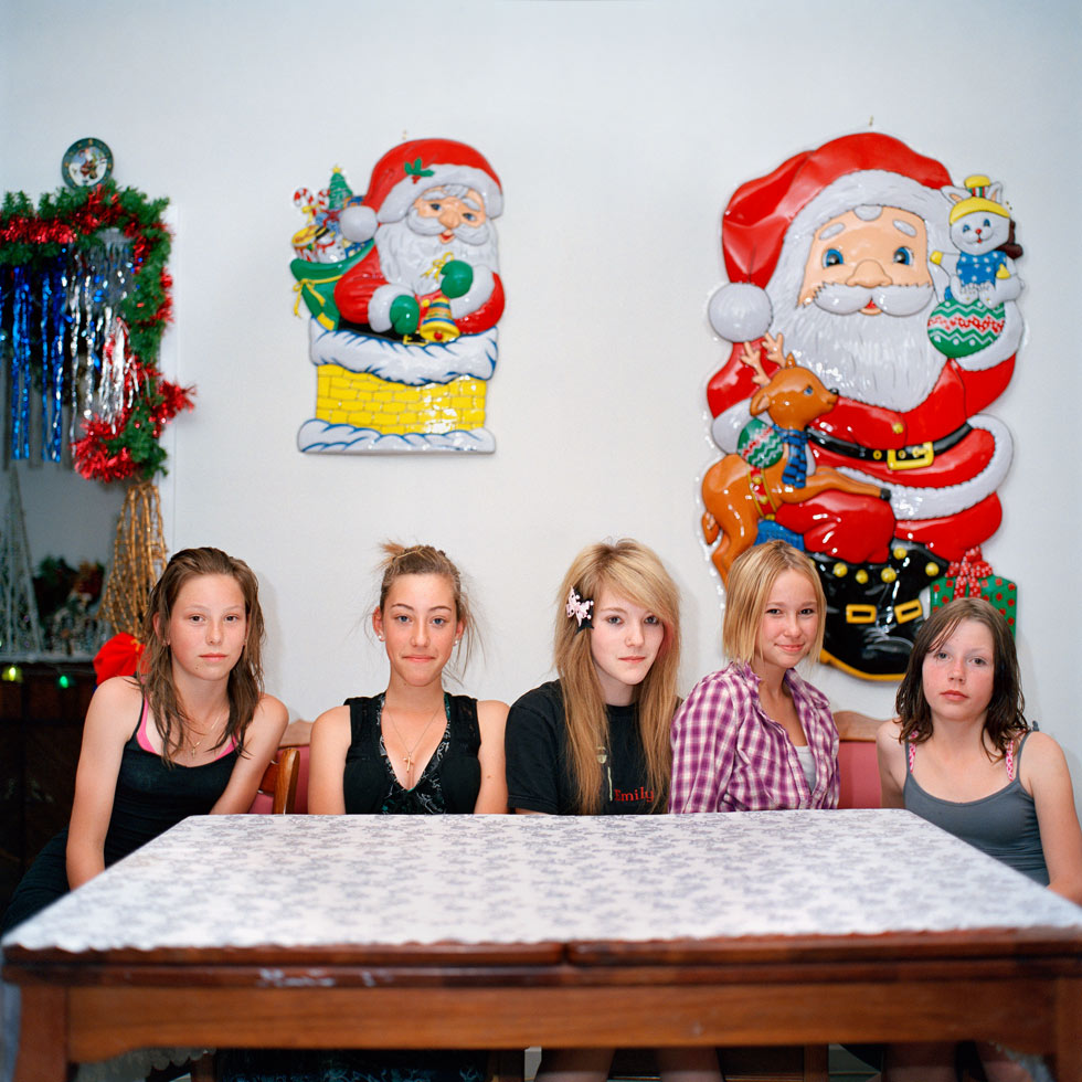 Teanna, Toyah, Sarina, Remy and Kristen, Canberra, 2008, from the series 'Belco Pride'
