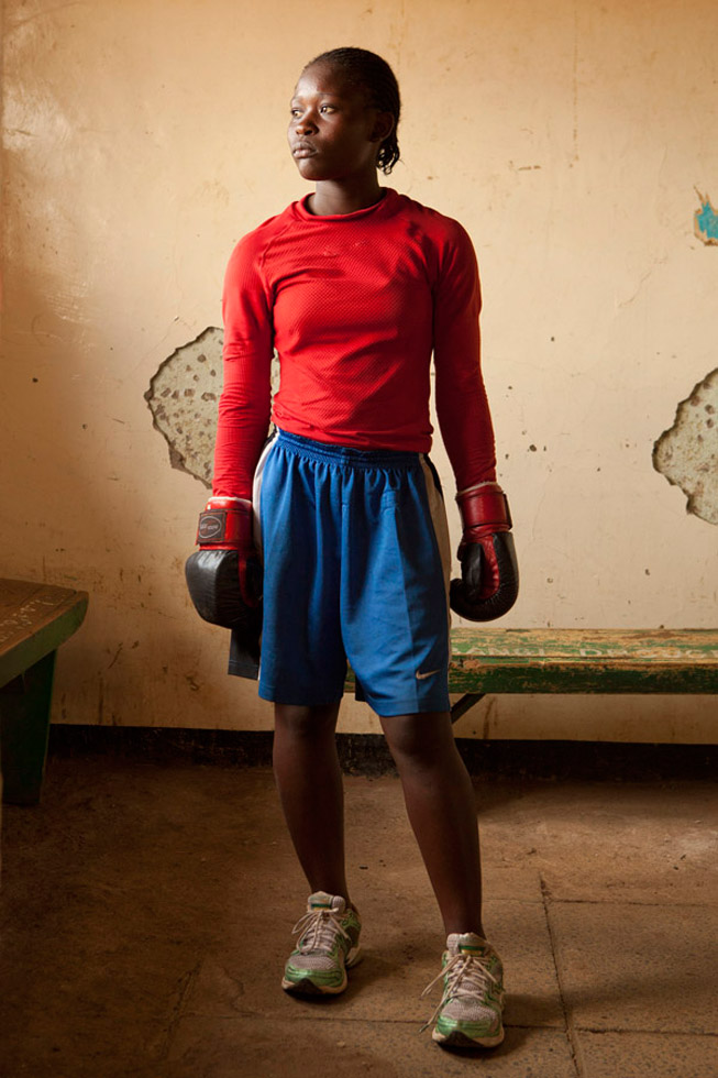 "Boxgirls' main goal is to boost the self-esteem and self-defence of women and girls as well as to make them stronger both physically and psychologically," Patricia reports.