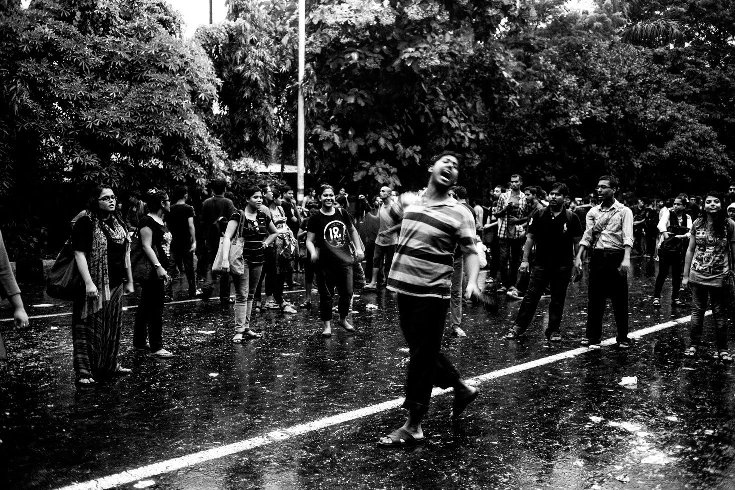 "The police thought that this was over. They forgot that students were like seeds. They cannot be suppressed by throwing them on the ground."