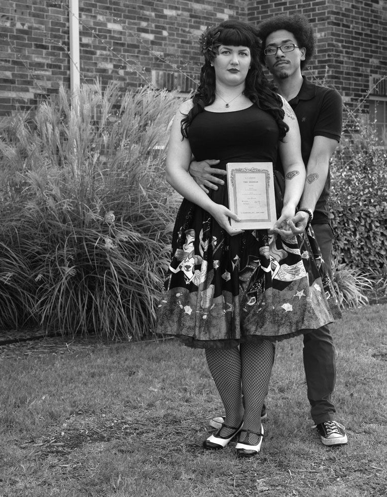 "Why are you with her?"

Jaimee & Ron, 2014