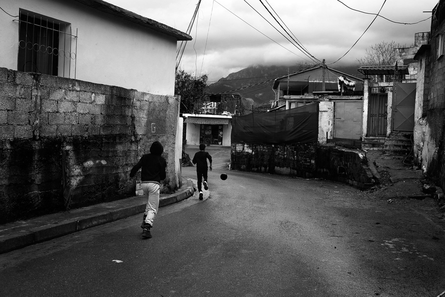 Boys playing in their neighborhood.

Tirana, Albania, 2012