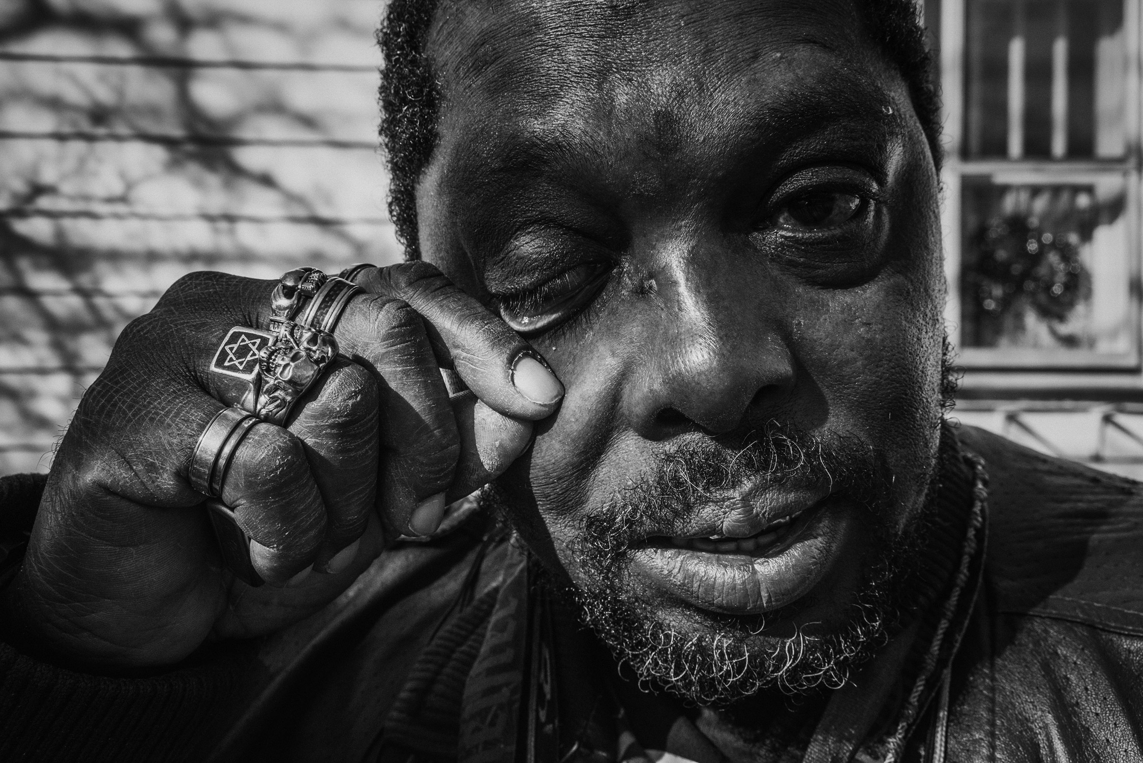 Terrance, a professional hoarder and self-confessed schizophrenia sufferer, in Troy.

New York.
