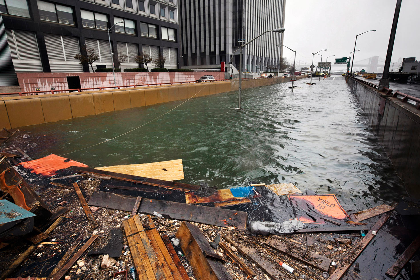 The Battery Park Underpass, Downtown Manhattan, October 30, 2012