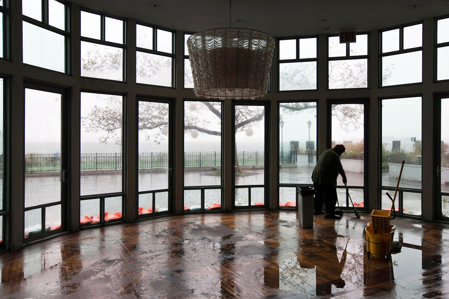 Battery Gardens Restaurant, Downtown Manhattan, October 30, 2012